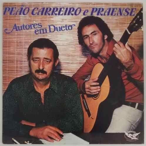 Portada de Álbum "Autores Em Dueto", de Peão Carreiro e Praense