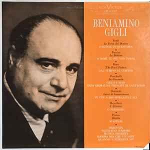 Portada de Álbum "Beniamino Gigli (1960)", de Beniamino Gigli