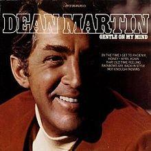 Capa do álbum "Gentle On My Mind ", de Dean Martin