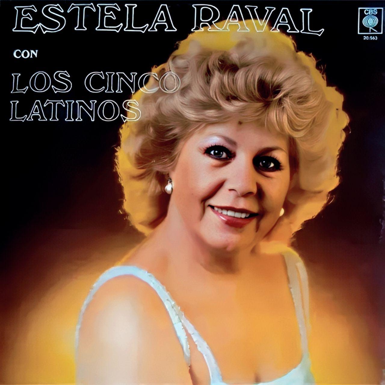 Portada de Álbum "Con Los Cinco Latinos", de Estela raval