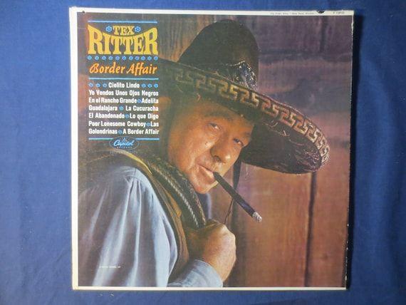 Portada de Álbum "Border Affair", de Tex Ritter