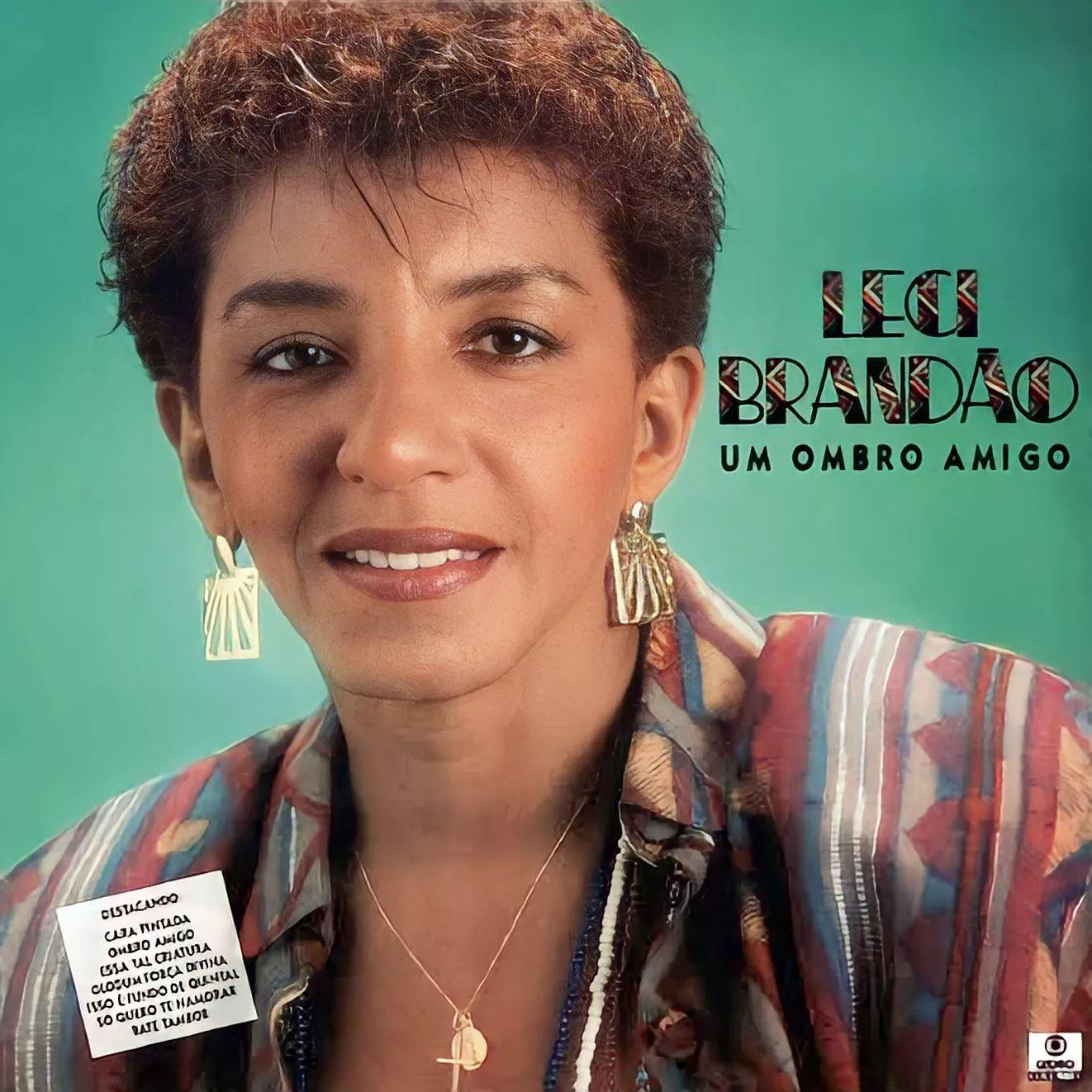 Capa do álbum "Um Ombro Amigo", de Leci Brandão