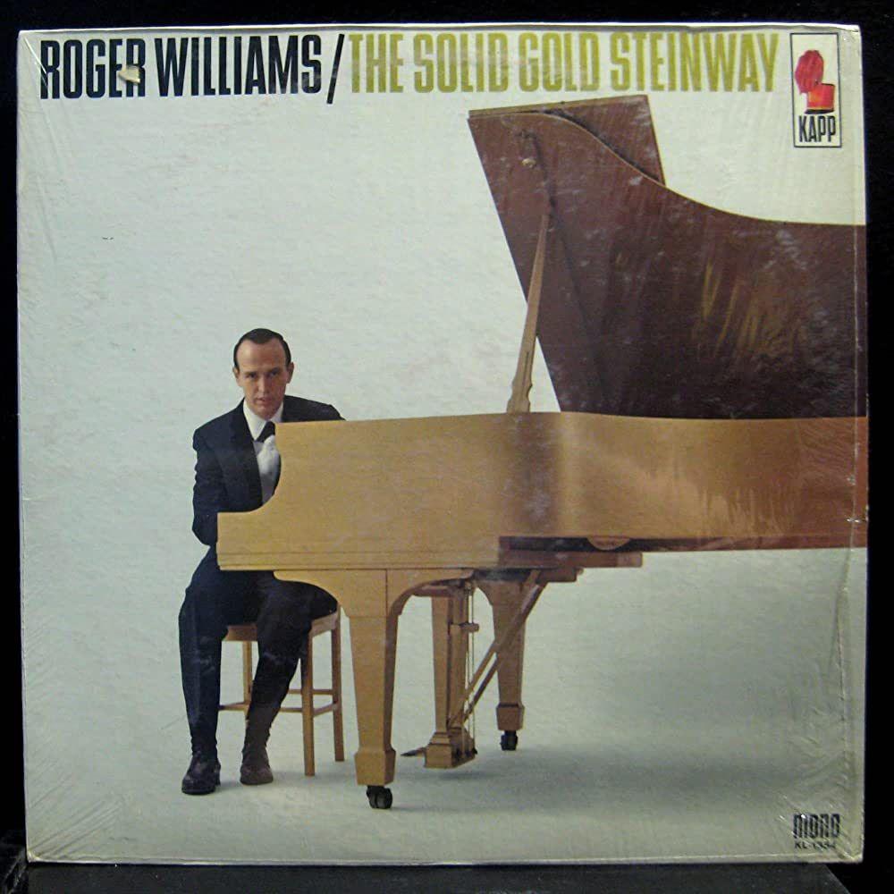 Portada del álbum "The Solid Gold Steinway", de Roger Williams