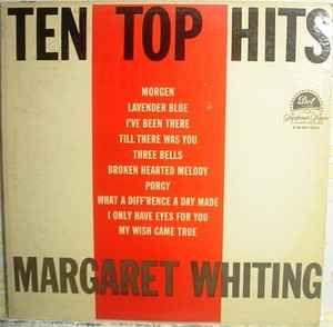 Capa do álbum "Ten Top Hits", de Margaret Whiting