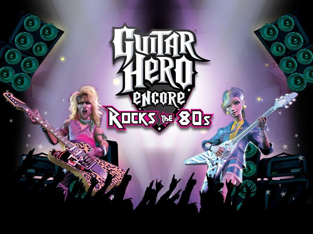 Portada de Álbum "Encore Rocks The 80's", de Guitar Hero
