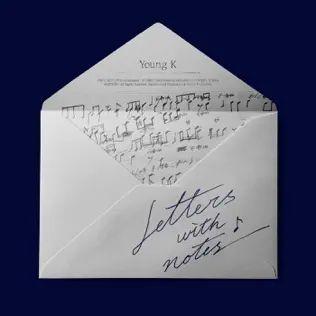 Capa do Álbum "Letters with notes", de Young K (DAY6)