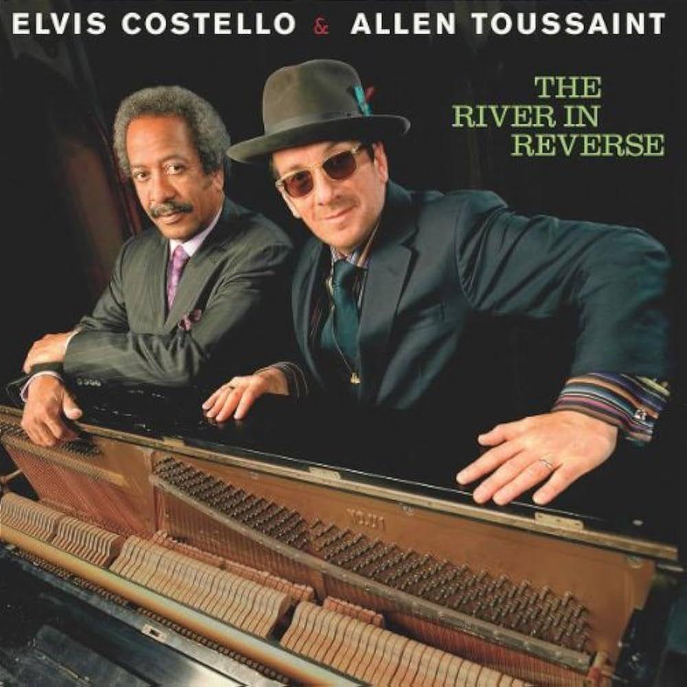 Portada del álbum "River in Reverse", de Elvis Costello