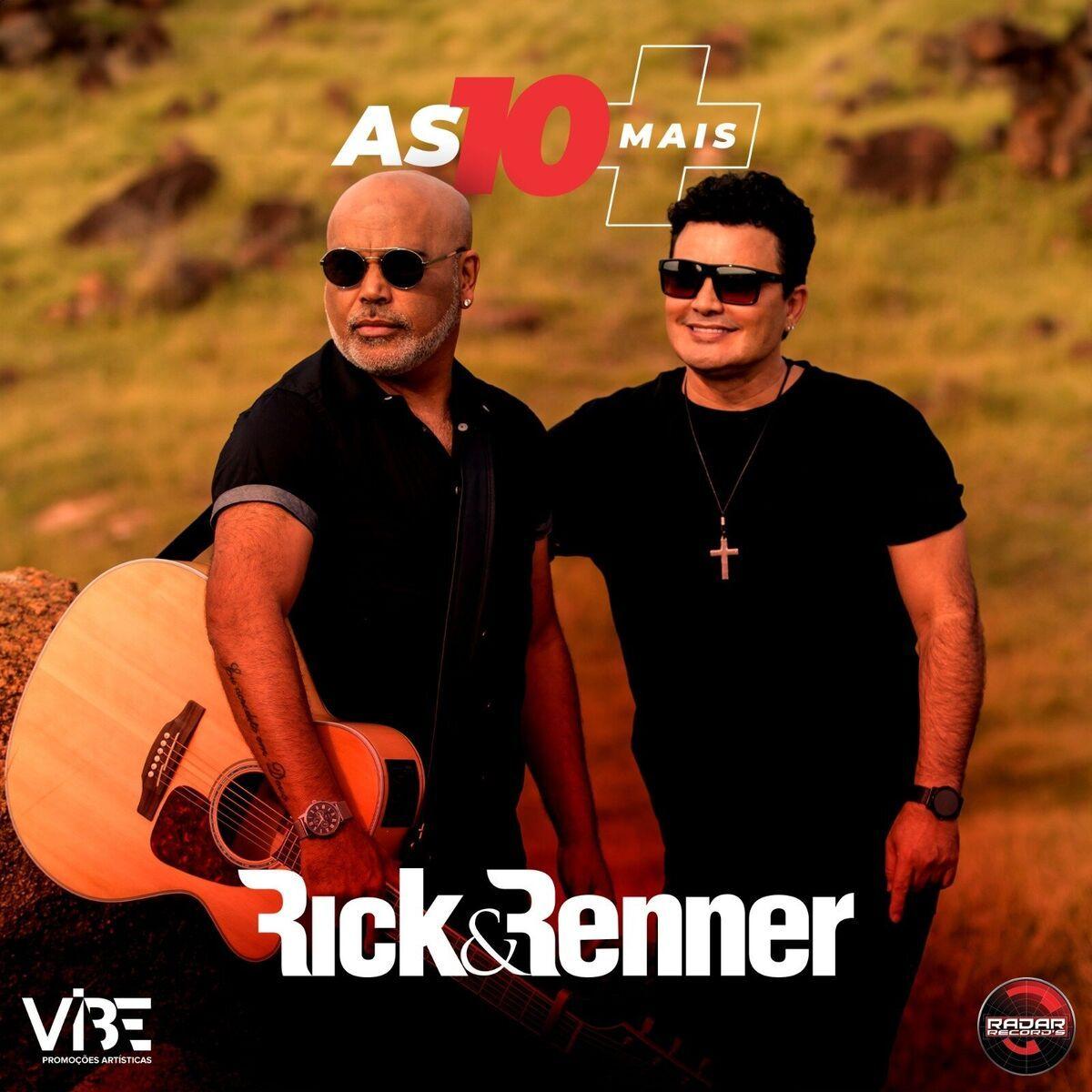 Portada del álbum "As 10 Mais", de Rick & Renner