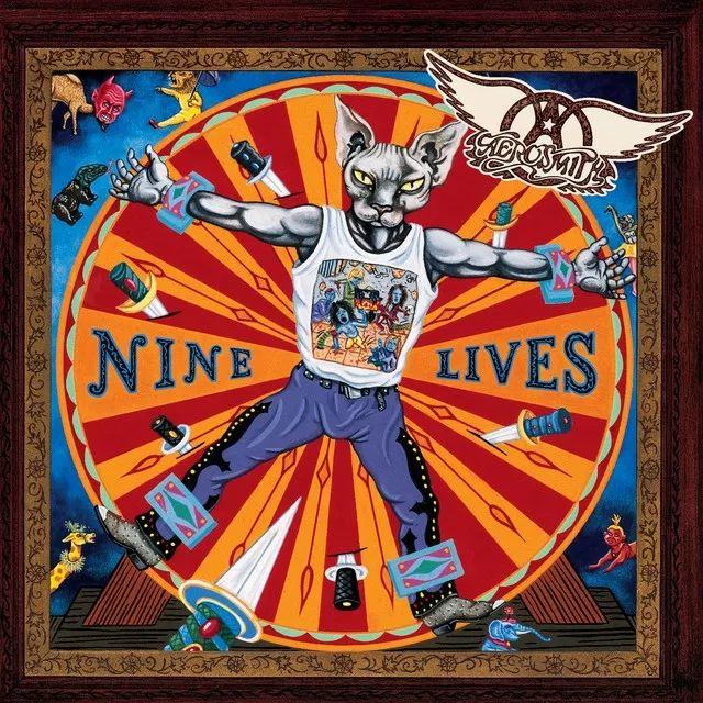 Capa do Álbum "Nine Lives", de Aerosmith