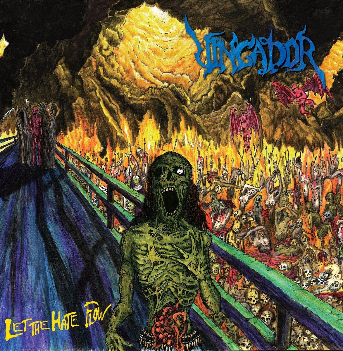 Portada de Álbum "Let The Hate Flow", de Vingador