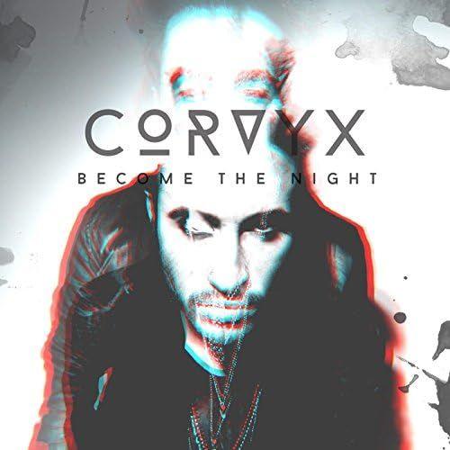 Portada de Sencillo/EP "Become the Night", de CORVYX