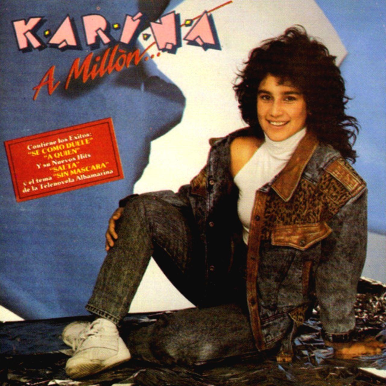 Capa do Álbum "A Millón...", de Karina (VE)