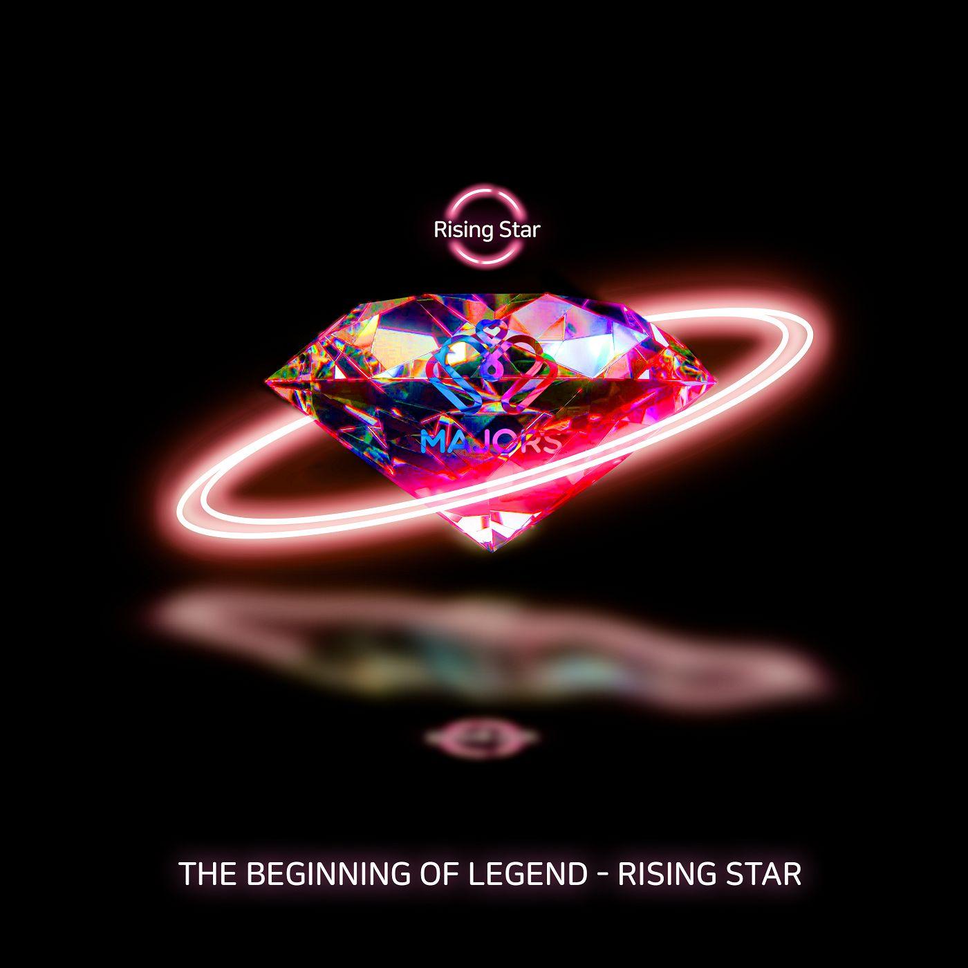 Portada de Sencillo/EP "The Beginning Of Legend – Rising Star", de MAJORS