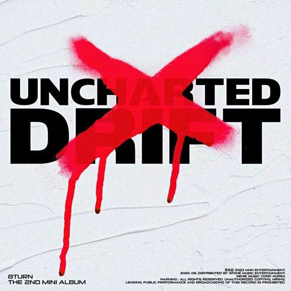Capa do Single/EP "UNCHARTED DRIFT", de 8TURN