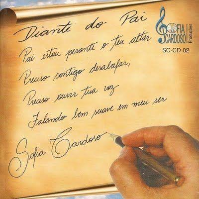 Capa do Álbum "Diante Do Pai", de Sofia Cardoso