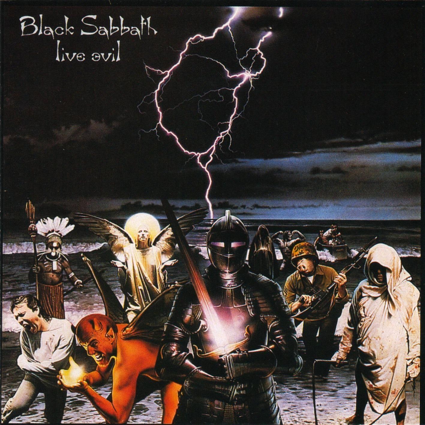 Capa do álbum "Live Evil", de Black Sabbath