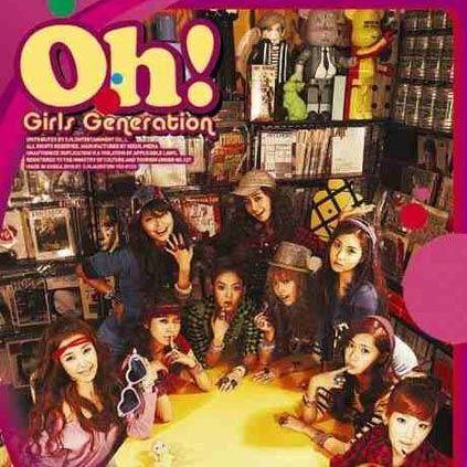 Portada del álbum "Oh!", de Girls' Generation