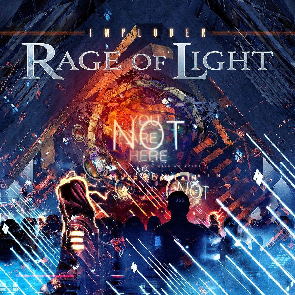 Portada de Álbum "Imploder", de Rage of light