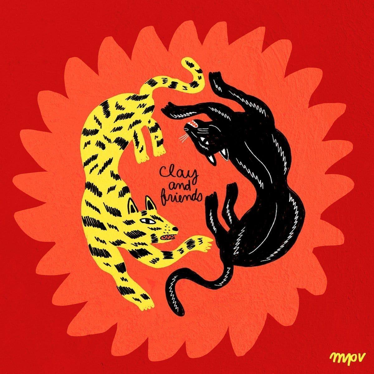 Portada de Sencillo/EP "Grouillades ", de Clay And Friends