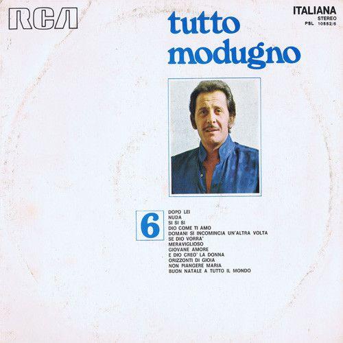 Album cover of "Tutto Modugno 6" by Domenico Modugno