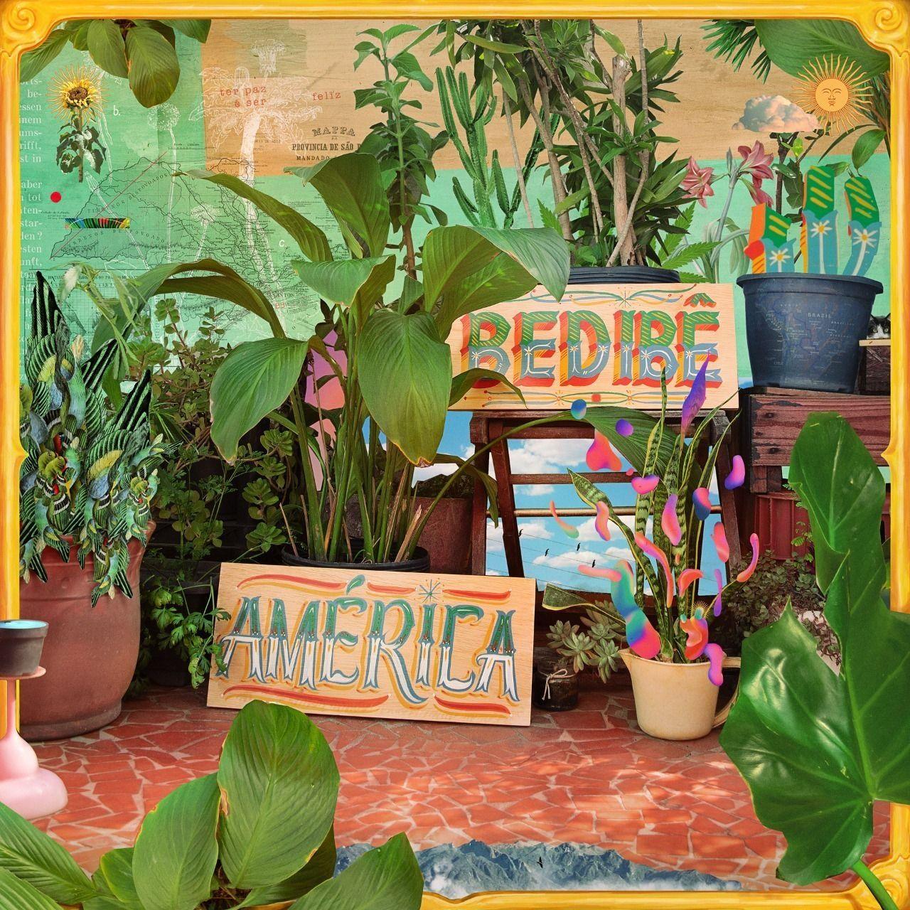 Capa do Álbum "América", de Bedibê