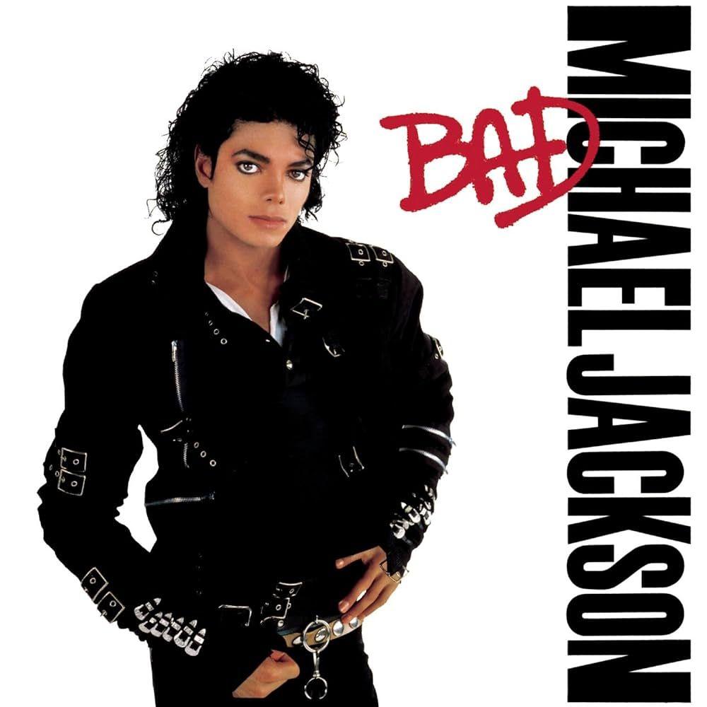 Capa do álbum "Bad", de Michael Jackson