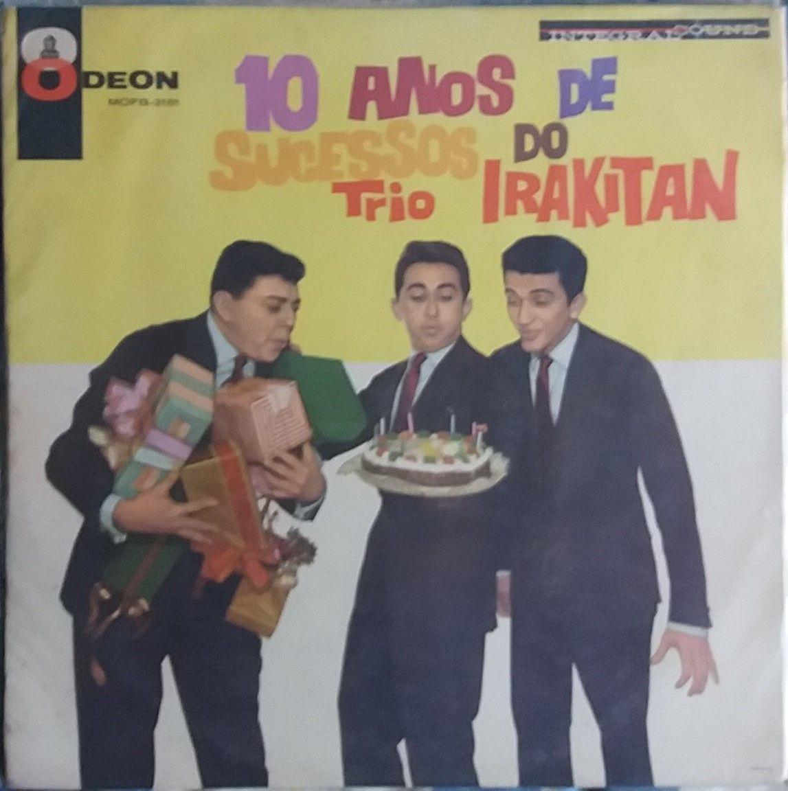 Portada de Álbum "10 Anos de Sucesso", de Trio Irakitan