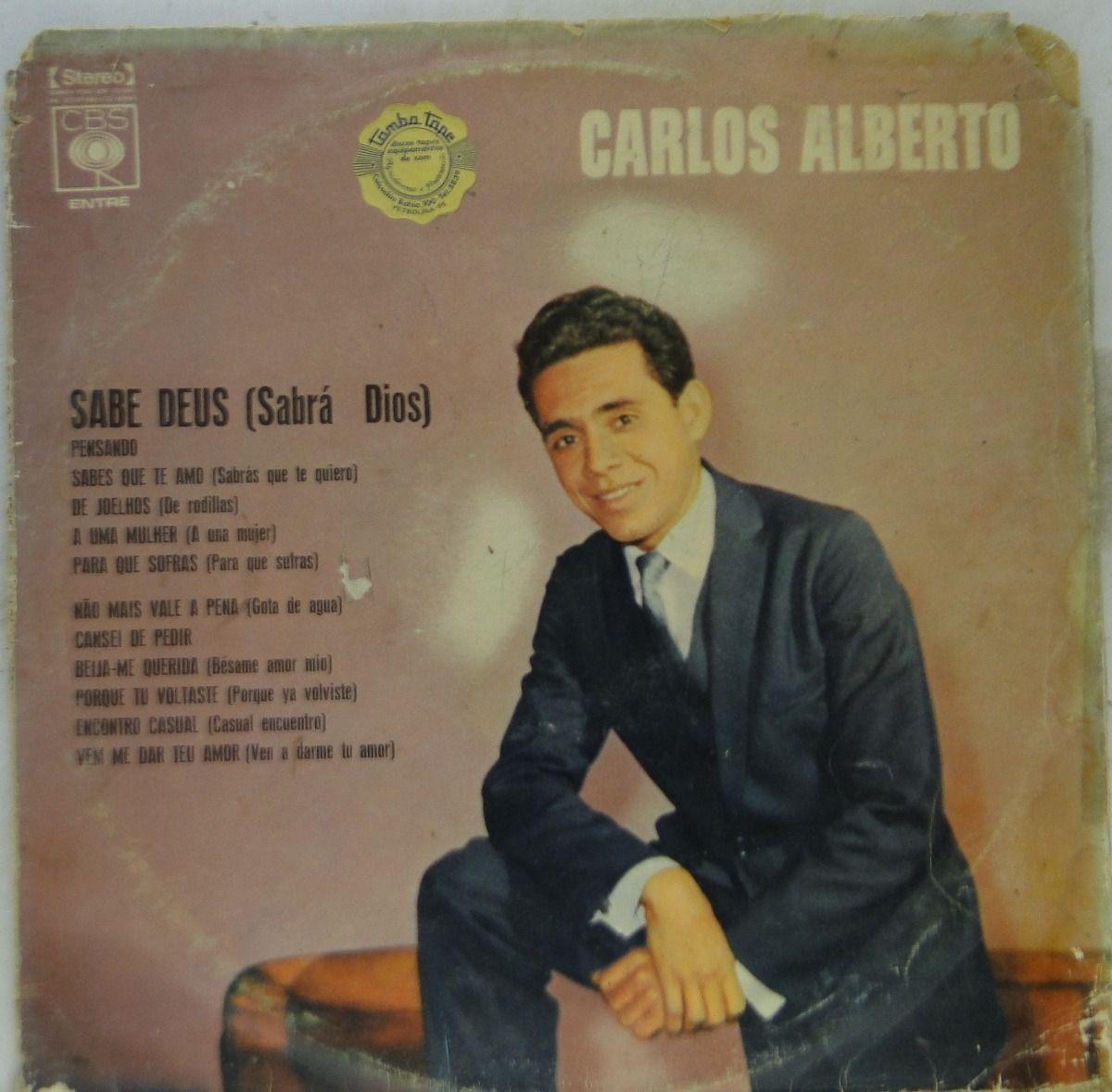 Portada de Álbum "Sabe Deus", de Carlos Alberto