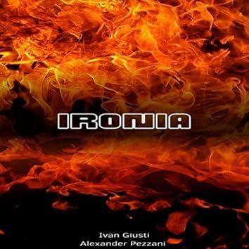 Portada de Sencillo/EP "Ironía (part. Alexander Pezzani)", de Iván Giusti