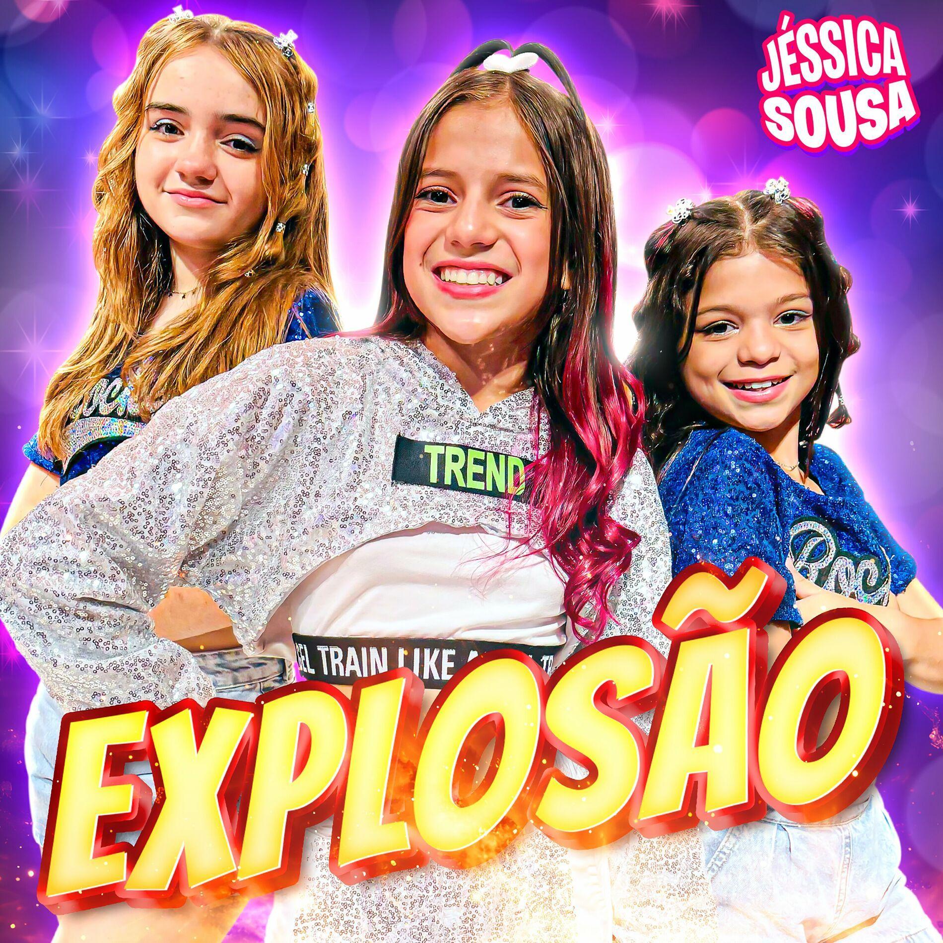 Portada de Sencillo/EP "Explosão", de Jéssica Sousa