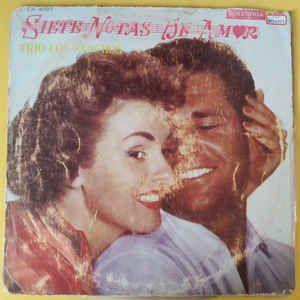 Portada de Álbum "Siete Notas de Amor", de Los Panchos