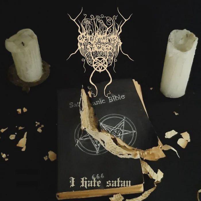 Portada de Sencillo/EP "I Hate Satan", de Cerimonial Sacred