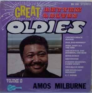 Portada de Álbum "Great Rhythm & Blues Oldies Volume 10 - Amos Milburne", de Amos Milburn
