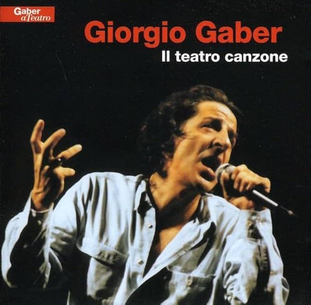 Portada de Álbum "Il Teatro Canzone", de Giorgio Gaber
