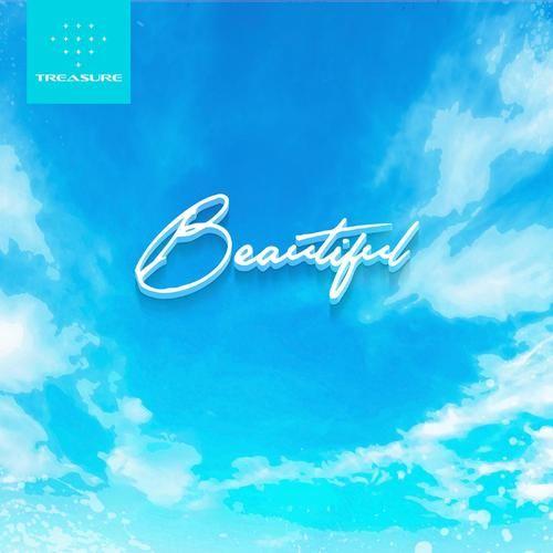 Capa do Single/EP "BEAUTIFUL", de TREASURE 