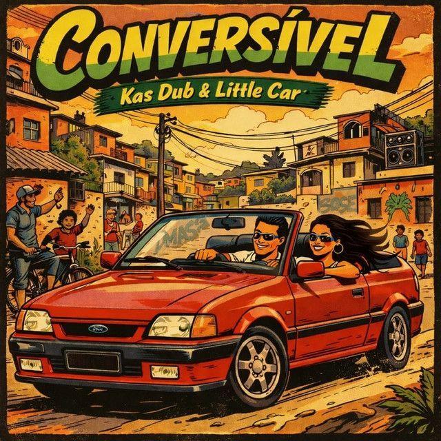 Portada del álbum "Conversível", de Littlecar