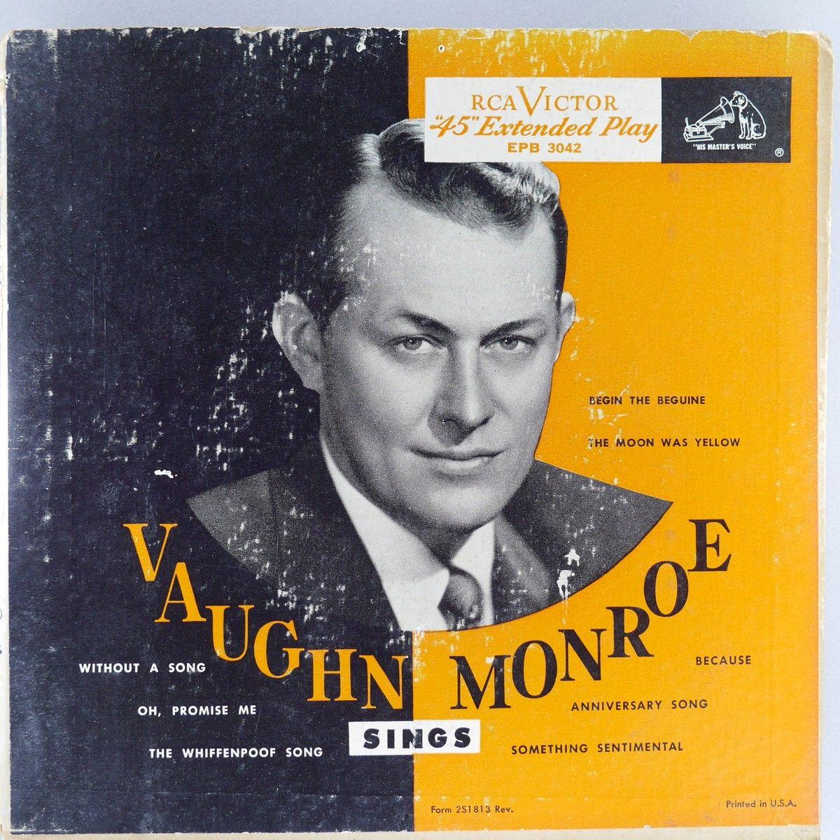 Portada de Álbum "Vaughn Monroe Sings", de Vaughn Monroe