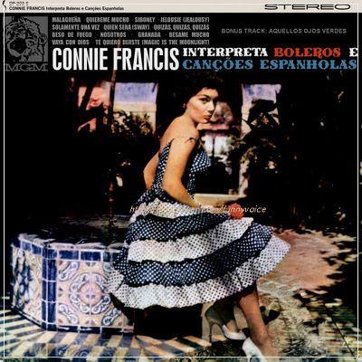 Portada del álbum "Interpreta Boleros e Canções Espanholas ", de Connie Francis