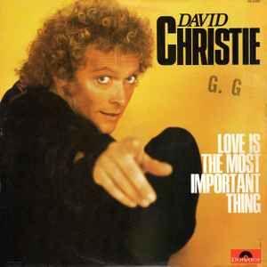 Portada de Álbum "Love Is The Most Important Thing", de David Christie