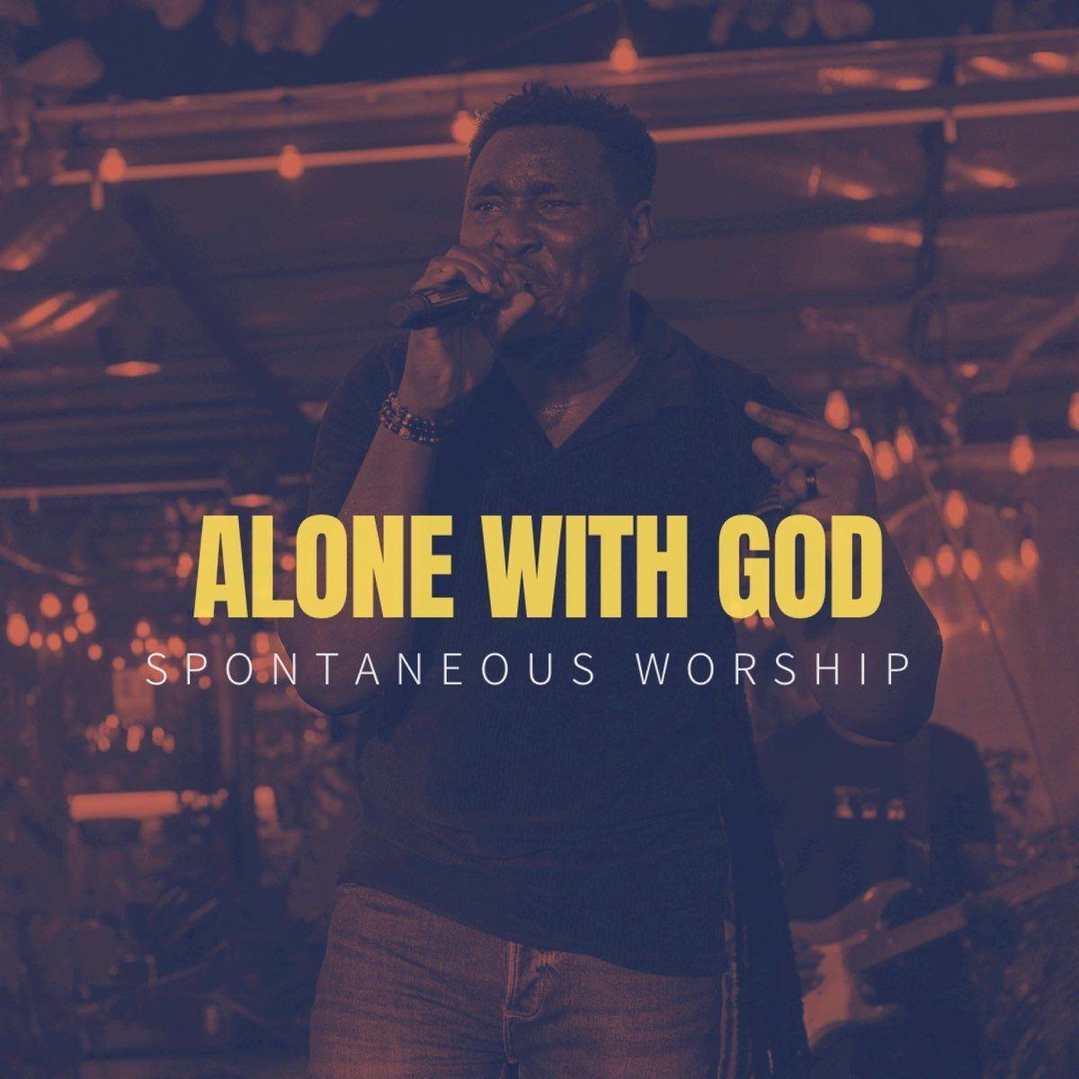 Portada de Sencillo/EP "Alone With God (Spontaneous Worship)", de Victor Thompson