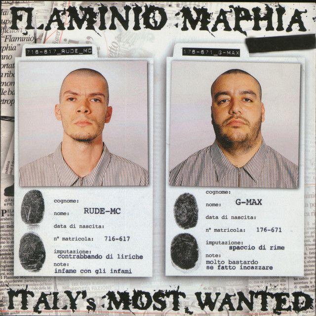 Portada de Álbum "Italy's Most Wanted", de Flaminio Maphia