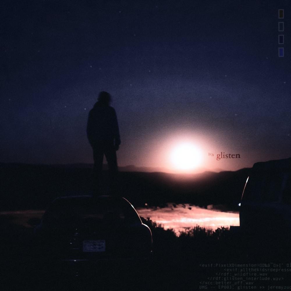Portada de Sencillo/EP "glisten", de Jeremy Zucker