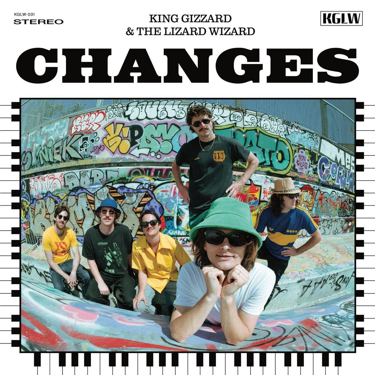 Capa do álbum "Changes", de King Gizzard & The Lizard Wizard