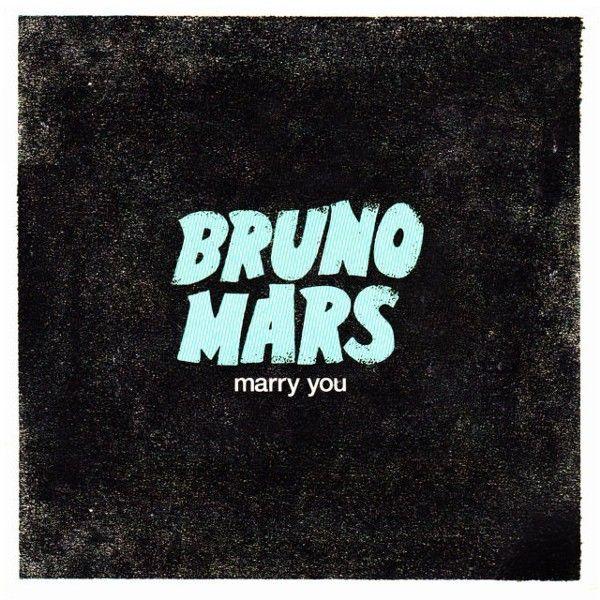 Portada del álbum "Marry You", de Bruno Mars