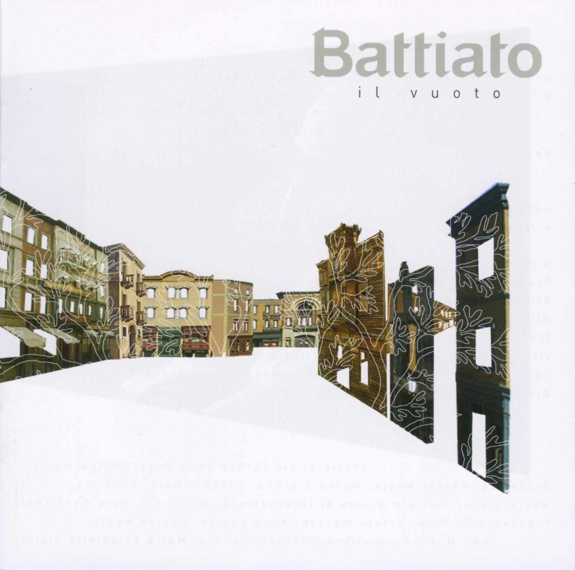 Portada de Álbum "Il Vuoto", de Franco Battiato