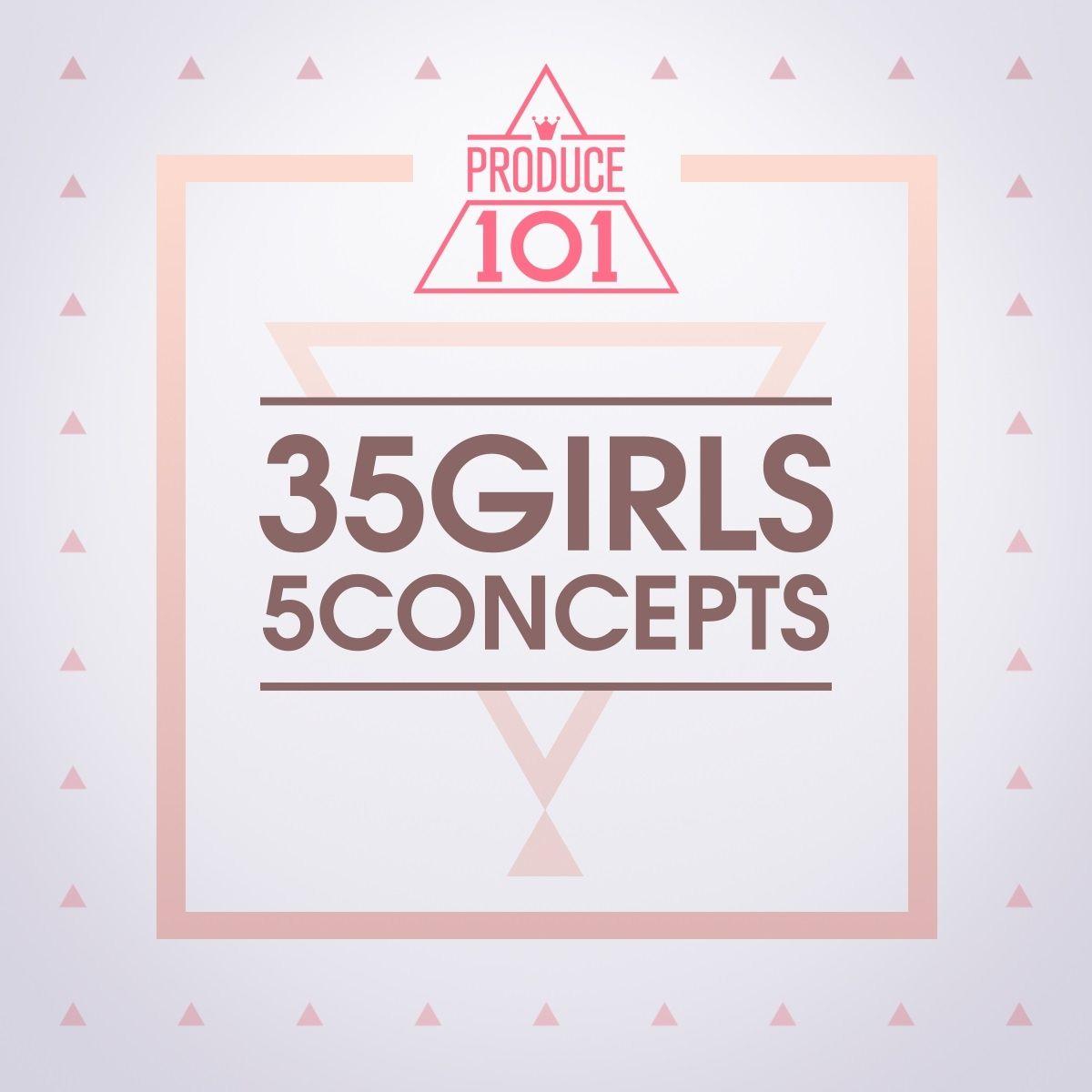 Portada de Álbum "35 Girls 5 Concepts", de Produce 101