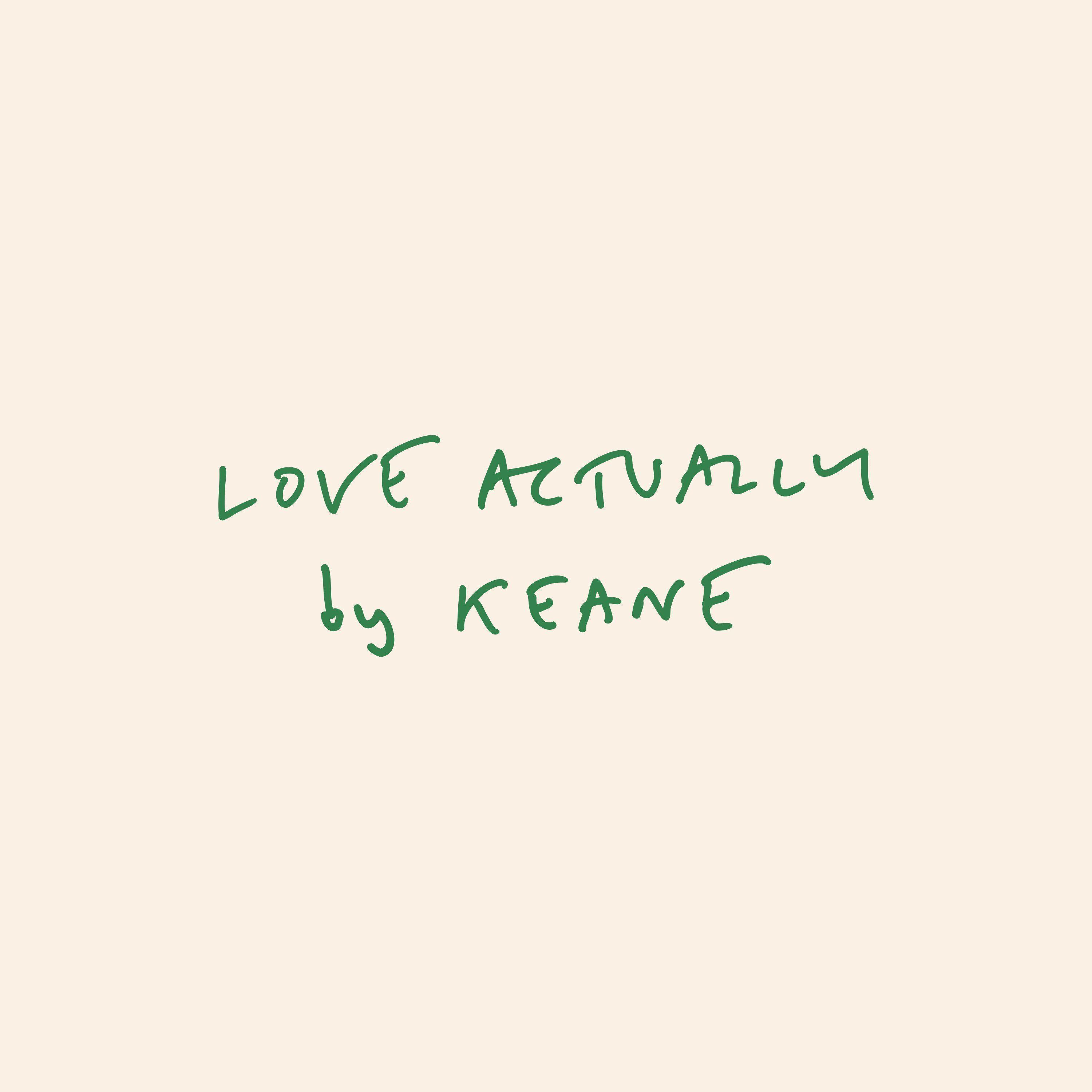 Portada del álbum "Love Actually", de Keane