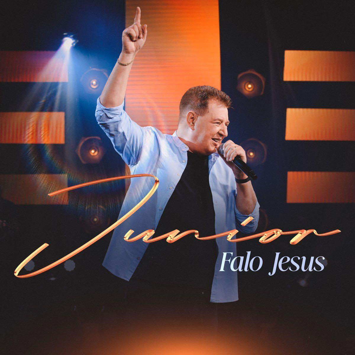 Portada del álbum "Falo Jesus", de Junior (Gospel)