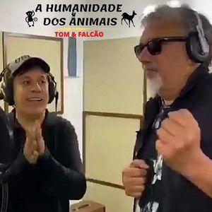 Capa do Single/EP "A Humanidade Dos Animais (part. Tom Cavalcante)", de Falcão