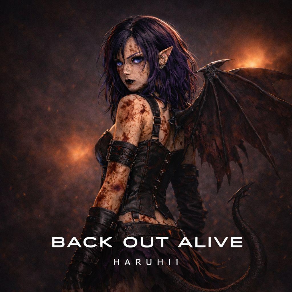 Portada del álbum "Back Out Alive", de Haruhii